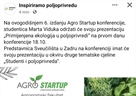 Sudjelovanje na 6. izdanju Agro Startup konferencije